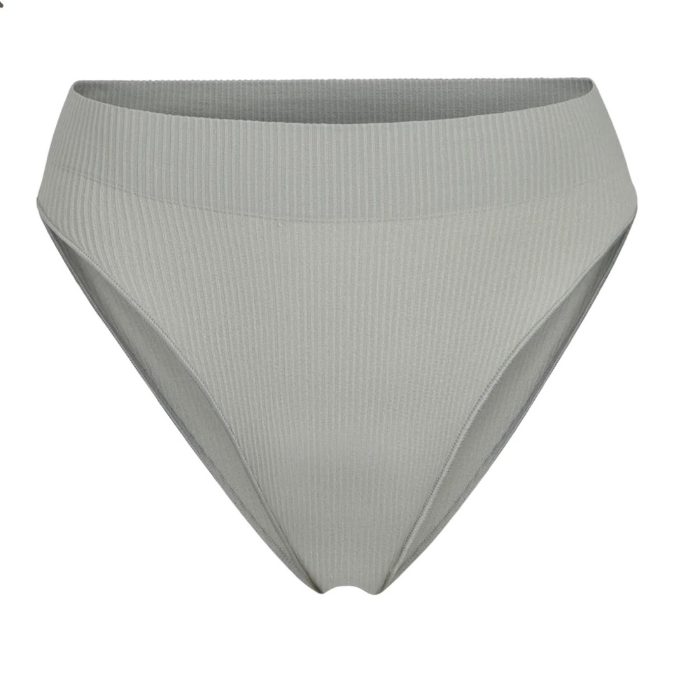Skims Stretch Rib Brief size S/M, color sea haze, New With Tags